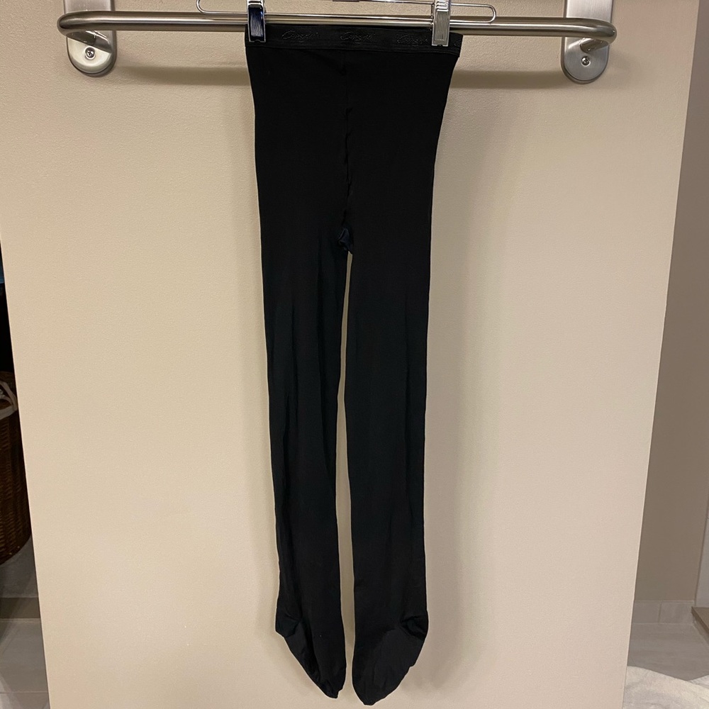 Capezio Black Footed Dance Tights